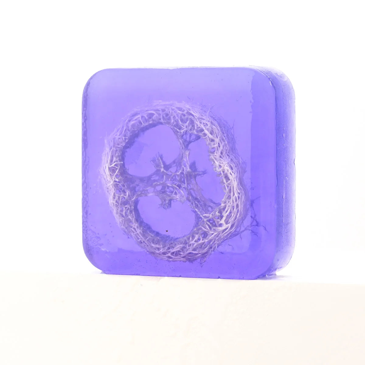 Lavender Luffa Handmade Soap – Citric Acid Brightening Bar 100g