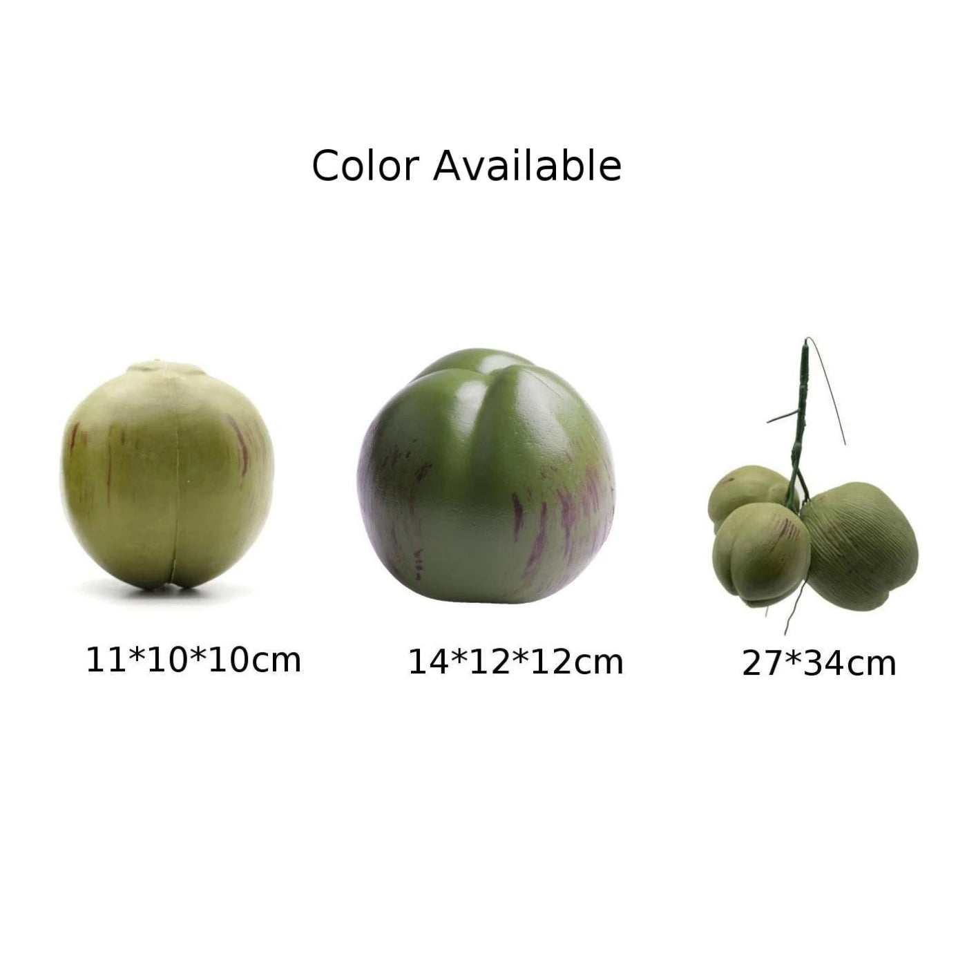 Fruit Ornament Artificial Coconut Fake Farmhouse Decor Simulated Fruit Props For Weddings, Parties, Festivals,home Decor Oasis Select