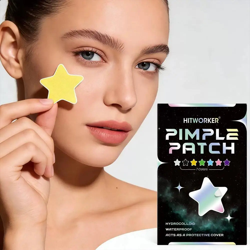 560 Acne Patches - Gentle and non-irritating, covers acne and blemishes - 280 Star Shape Multi-Color Concealer Patches Daily fa Oasis Select