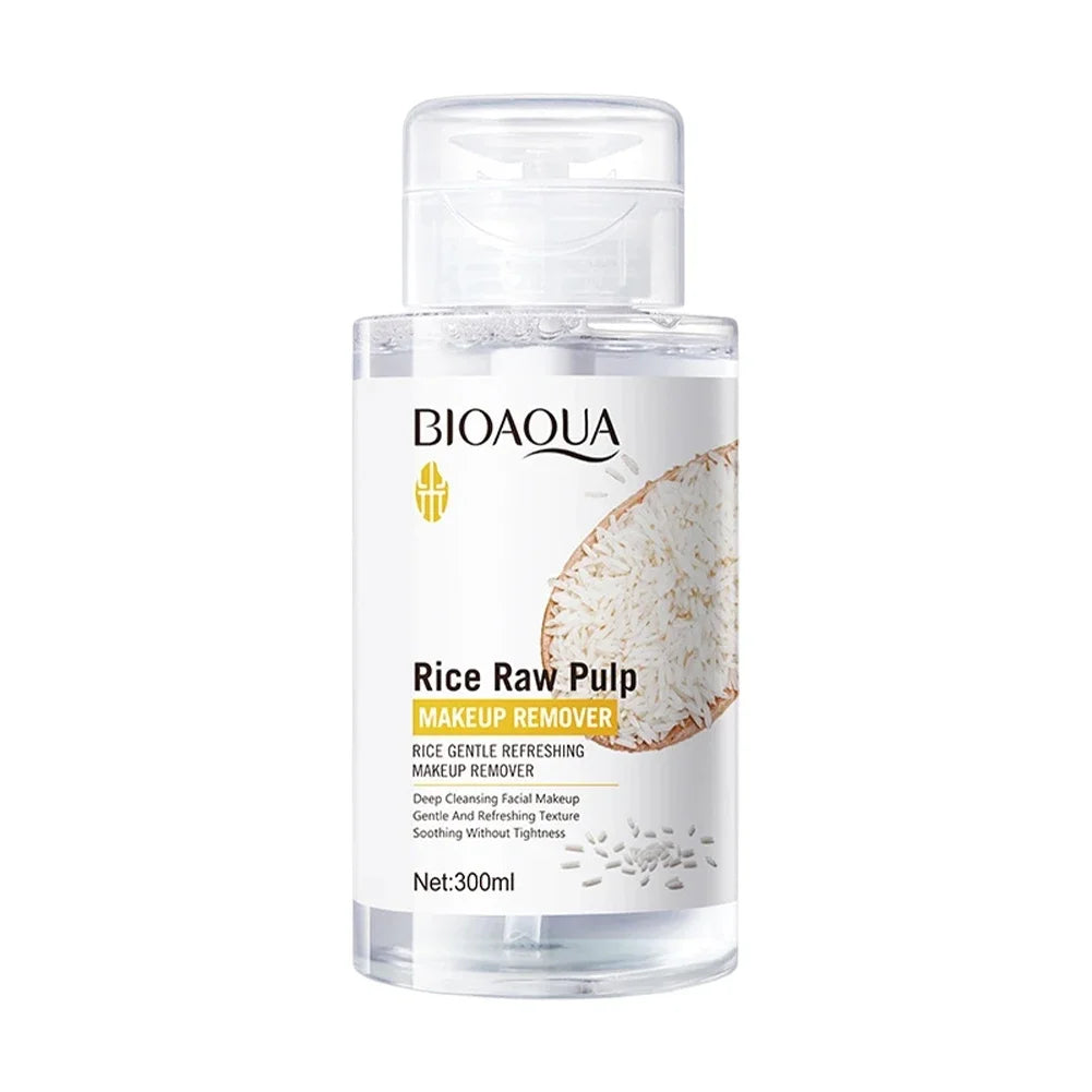 Rice Puree Mild Refreshing Makeup Remover 300ml Deep Cleansing Water Hydrating Blackhead Removal Gentle Facial Skincare Oasis Select 300ml
