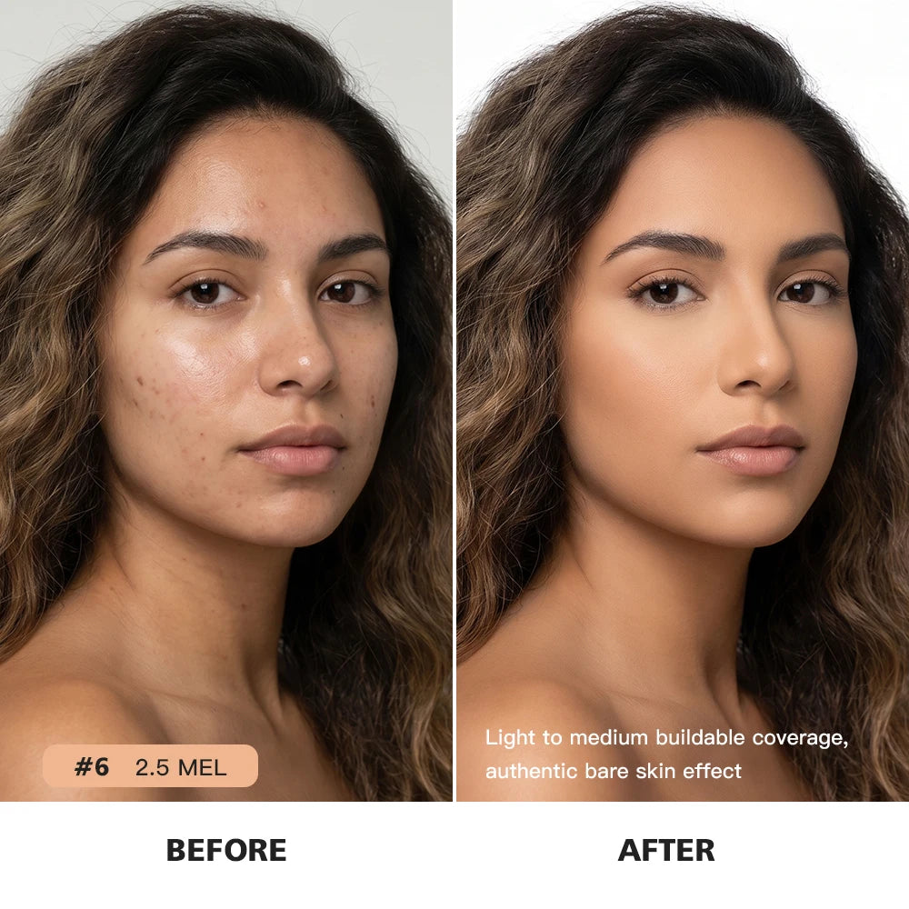 12 Colors Basic Lightweight Liquid Foundation Matte Soft Minimizes Pores Foundation Oil Control Long-Lasting Woman Makeup Oasis Select