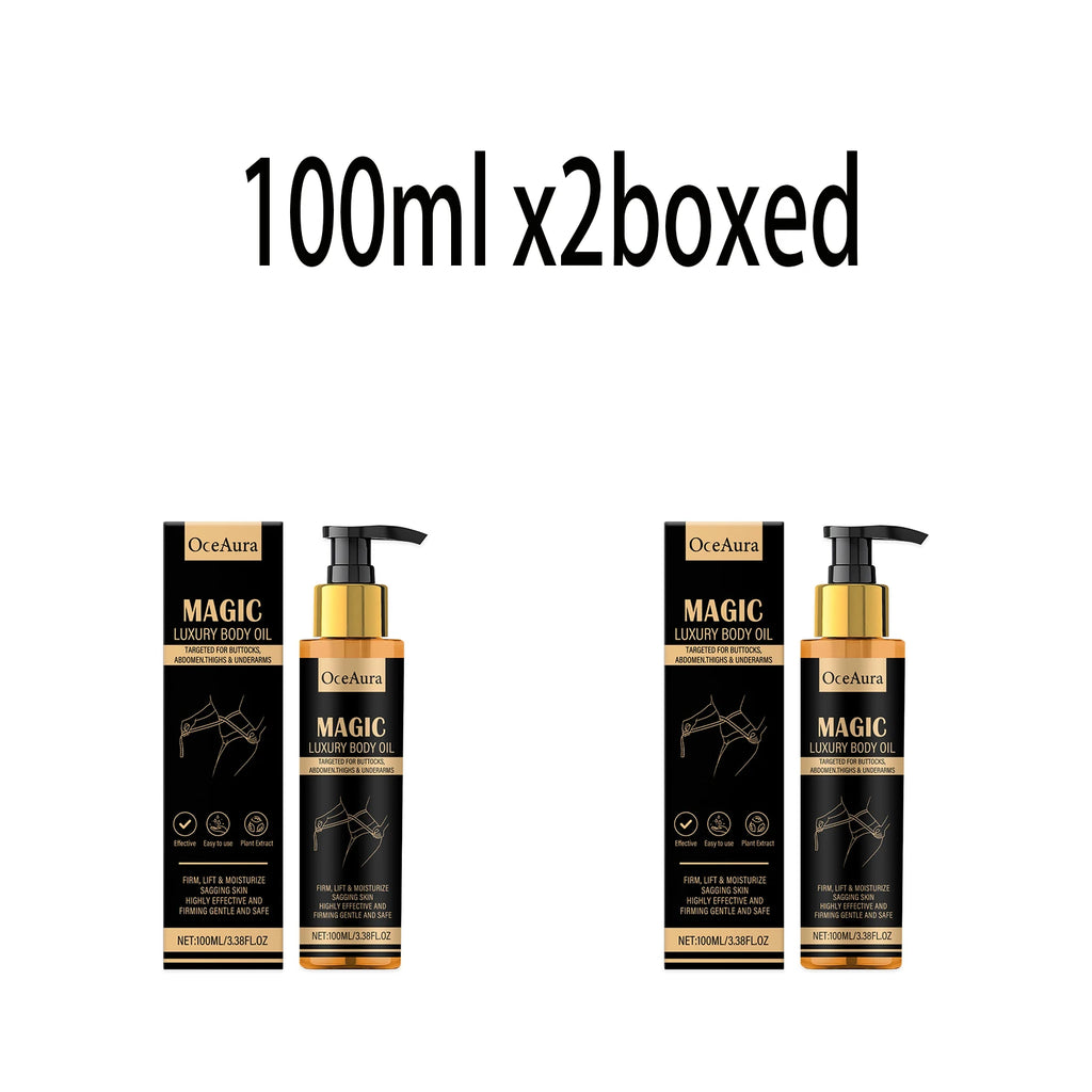 Magic Luxury Body Oil Firming Lift Skin Remove Fine Lines Anti Dryness Improve Sagging Smooth Moisturizing Massage Essential Oil Oasis Select 100ml x2boxed