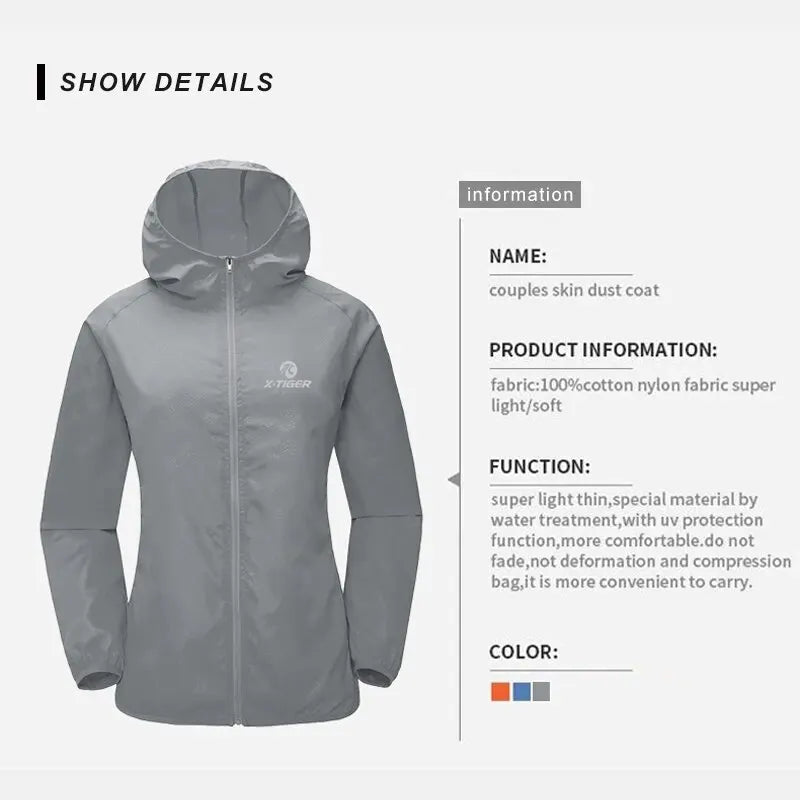 X-TIGER Cycling Jersey Men 2023 Windproof Quick-dry Bicycle Windcoat UV-protection Cycling Jacket Splashproof Racing Jacket Oasis Select