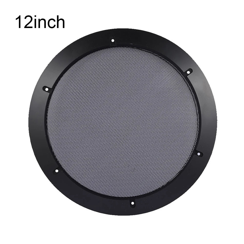 Car Speaker Mesh Speaker Net Cover Car Audio Home Audio Black Spray Treatment Easy Installation Enhanced Sound Quality Oasis Select Black
