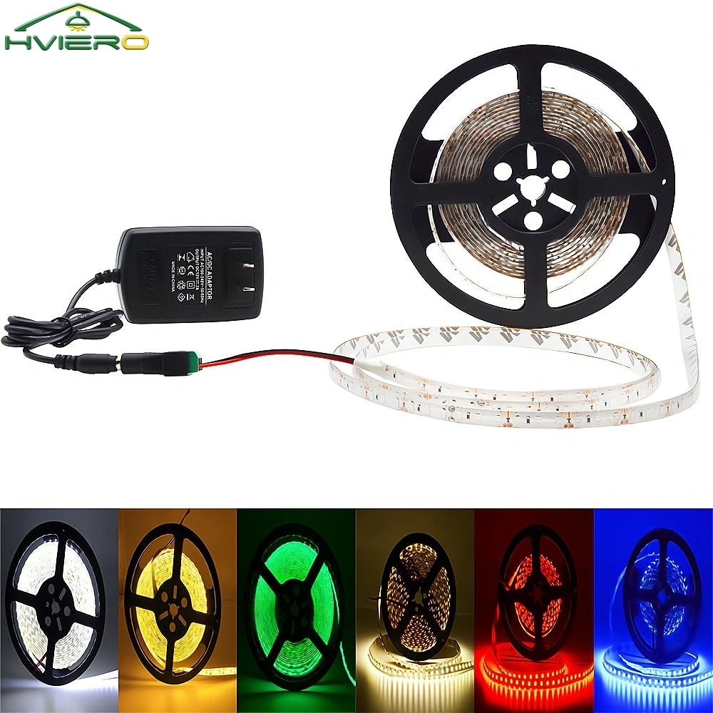 HVIERO 600 LED Strip Lights 5M SMD2835 RGB Multicolor 12V