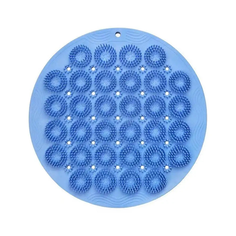 Silicone Shower Foot & Back Scrubber Mat – Wall Mounted Shower Scrubber Mat Oasis Select B
