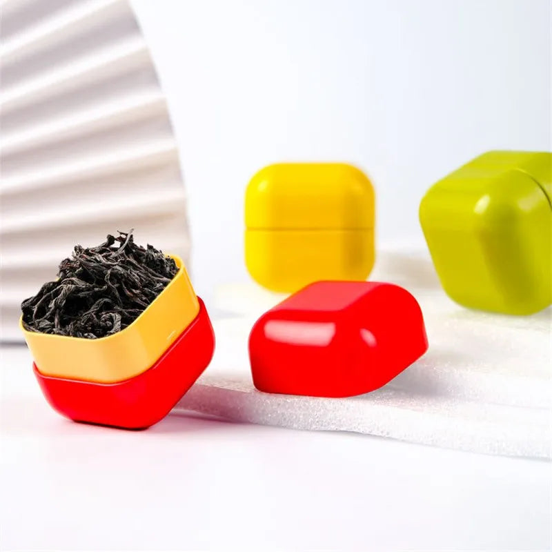Portable Mini Tin Box Tea Sealed Jar Packing Boxes Jewelry Candy Small Storage Can Coin Earring Headphones Gift Case Oasis Select