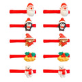 10PCS Christmas Hair Ties Cute Santa Elastic Bands Soft No Damage Ponytail Holders Santa Snowman Christmas Elastic Hair Bands Oasis Select China Mainland A