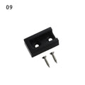 1PC Alloy Clothing Flange Closet Hang Support Tube Bracket Clothes Hanging Rod Holder Furniture Hardware Accessories Tool Oasis Select 9