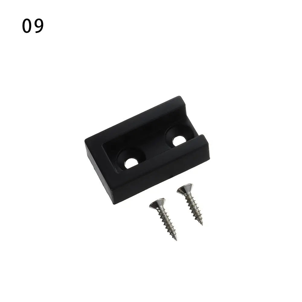 1PC Alloy Clothing Flange Closet Hang Support Tube Bracket Clothes Hanging Rod Holder Furniture Hardware Accessories Tool Oasis Select 9