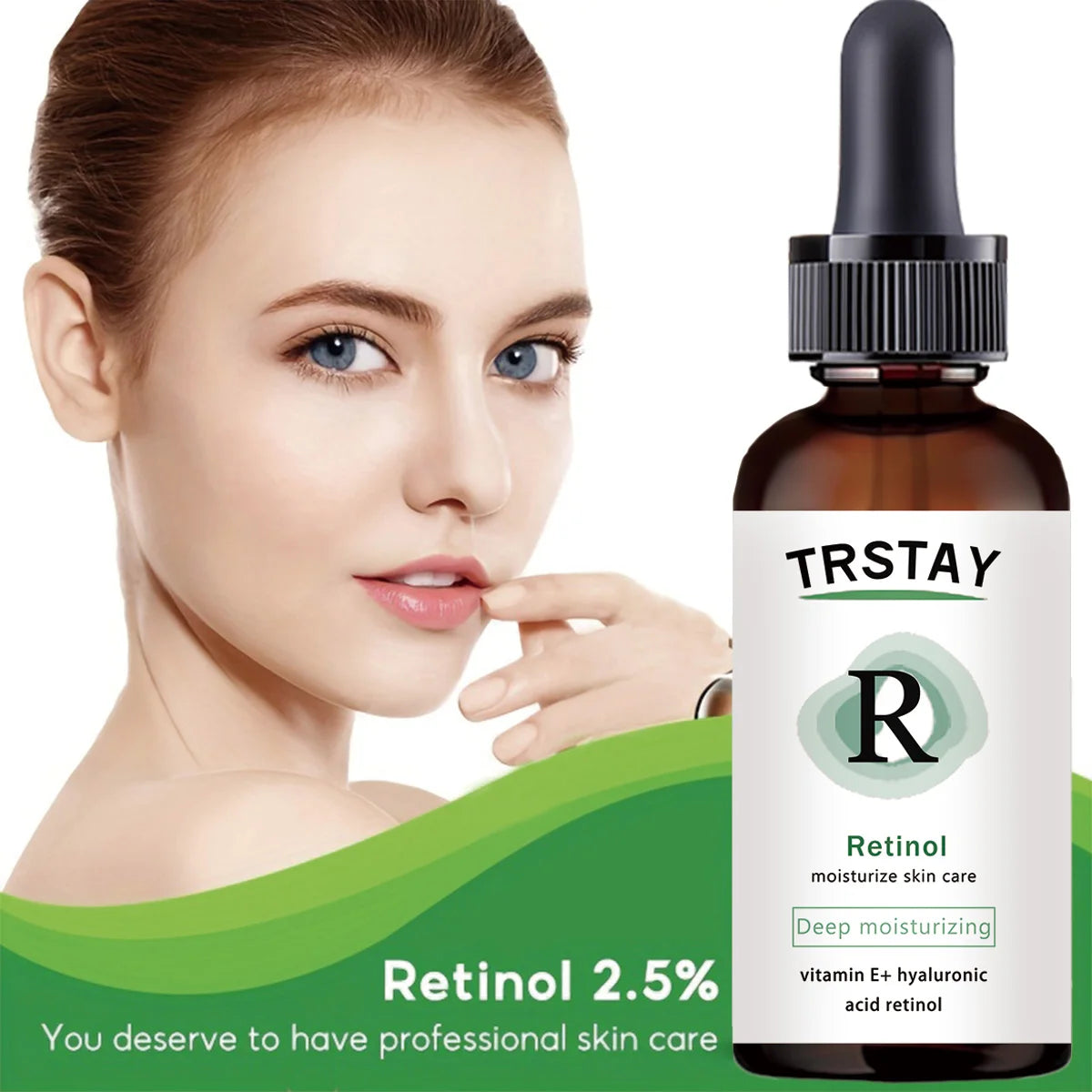 TRSTAY Retinol 2.5% Professional Facial Serum | Skin Care