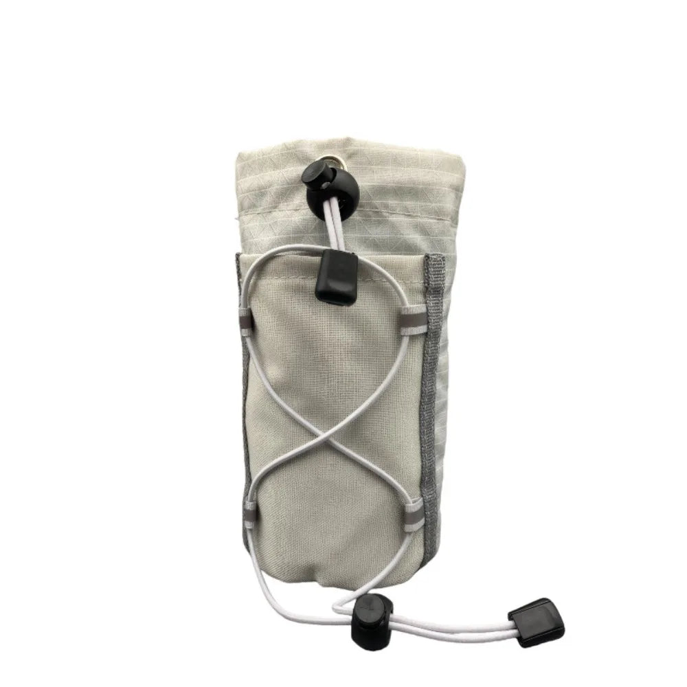 Backpack Strap Pouch | Drawstring Water Bottle Holder