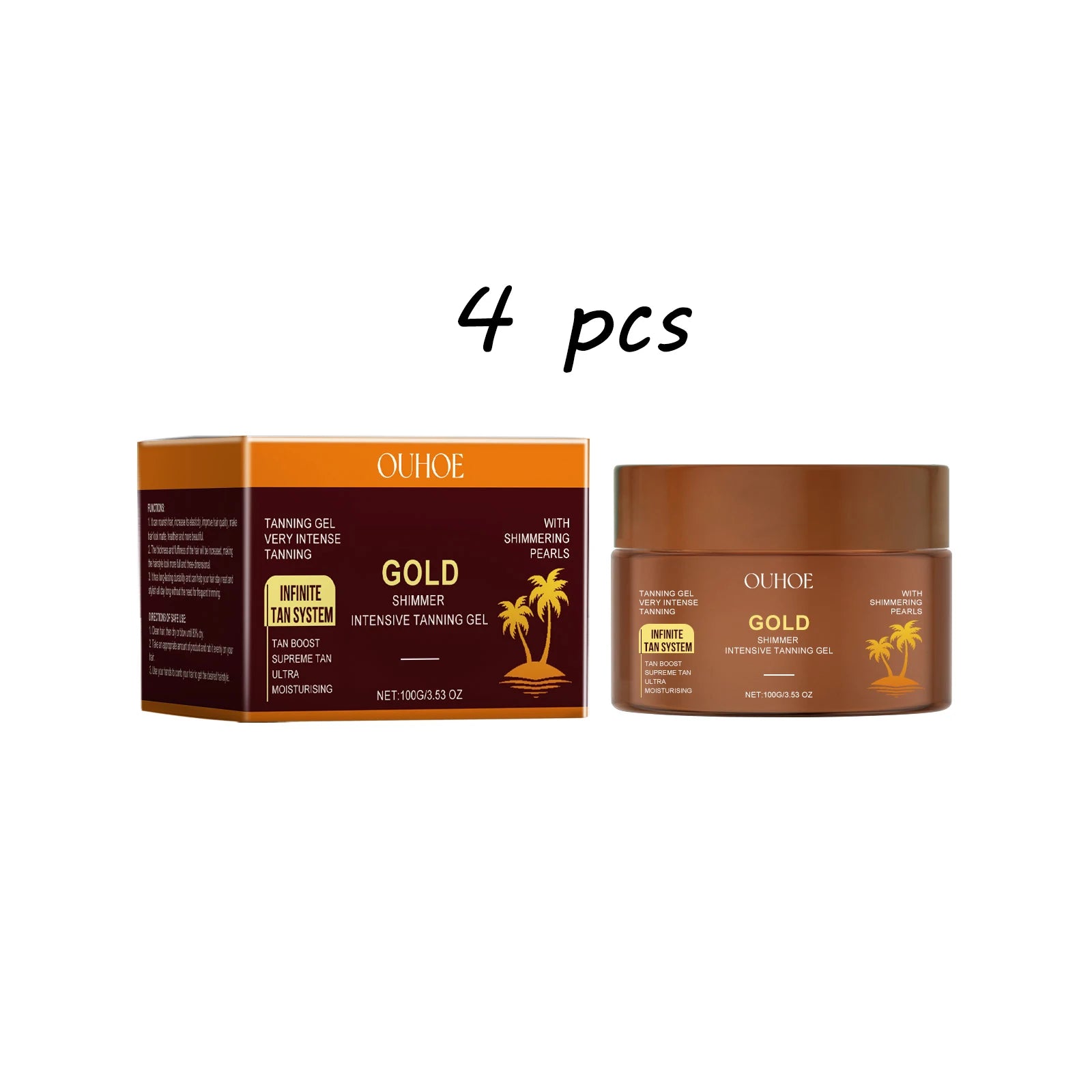100G Intensive Tanning Lotion Enhance Golden Shimmer Sunless Gentle Tanning Moisturizing Prevent Dryness Nourishing Tanning Gel Oasis Select buy 2 free 2 United States