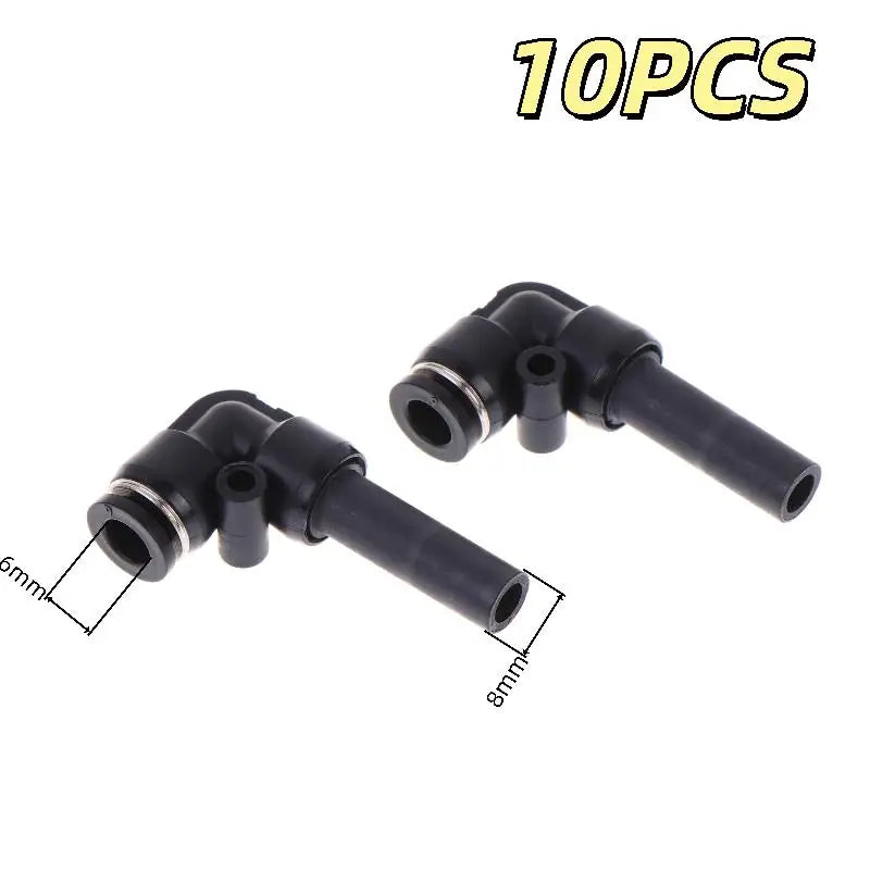 PLJ Pneumatic Quick-Insert Reducing Connector 4–10mm | 2/10 Pcs