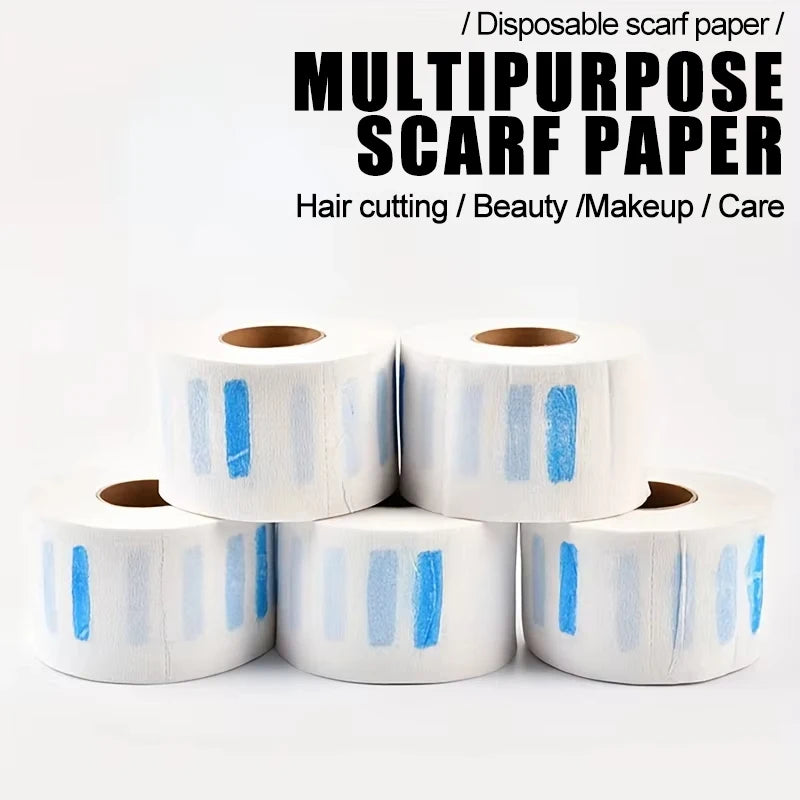 2026 Hot Sale！1/5pcs Professional Neck Paper Roll for Salon Barber Hair Dresser Hairdressing Collar Accessory Cutting Oasis Select