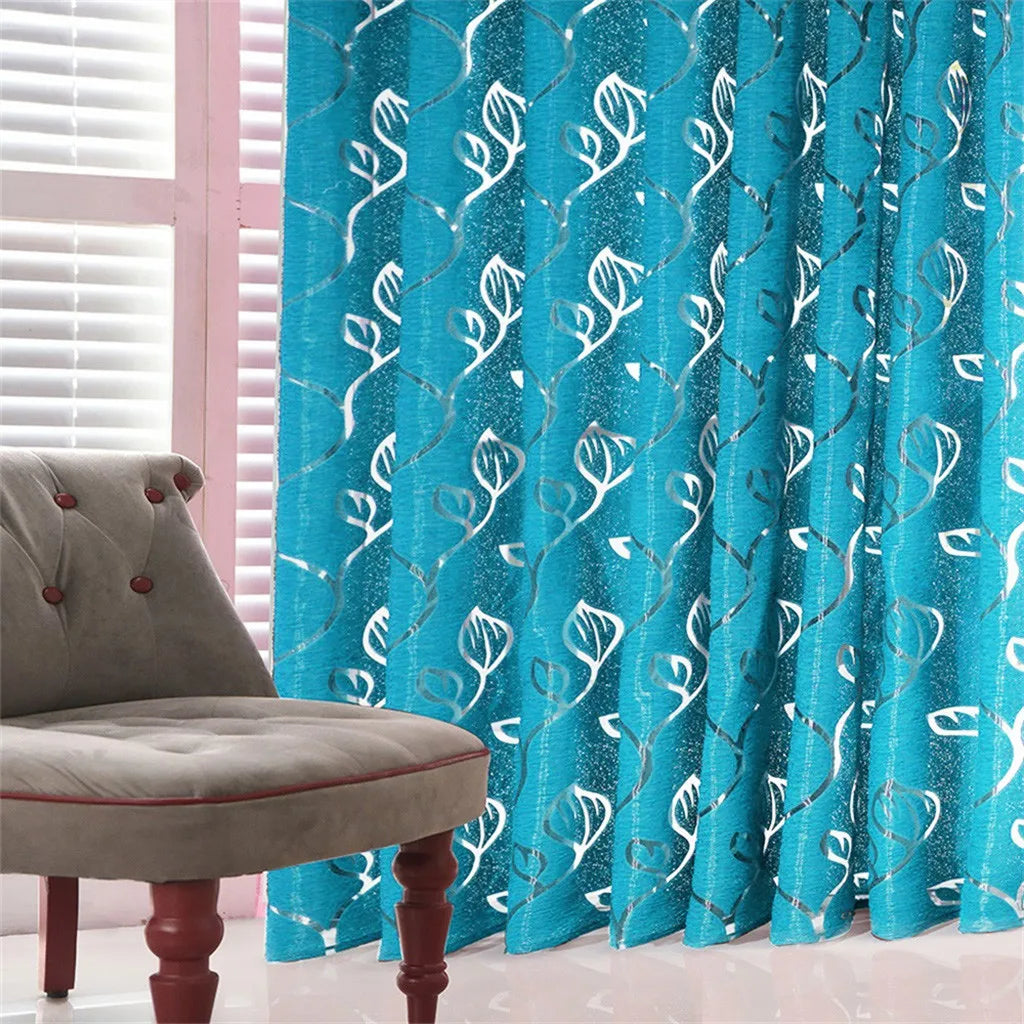 Vines Leaves Tulle Sheer Curtain Panel – Window Drape & Valance Sheer Curtain Panel Oasis Select E