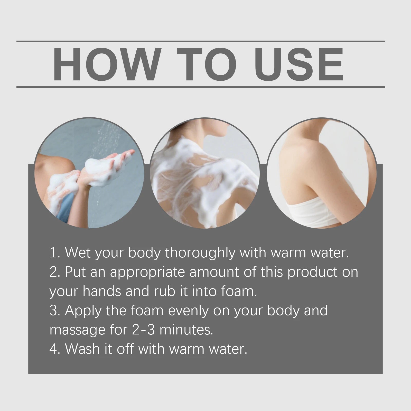 Persimmon Nourish Body Wash – Exfoliating Shower Gel 120ml Exfoliating Shower Gel Oasis Select