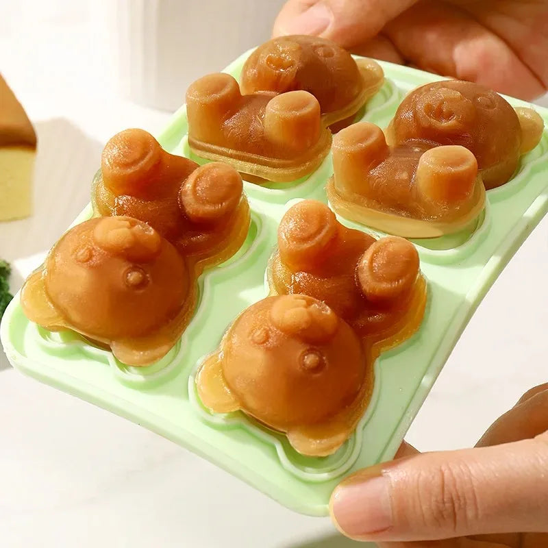 Bear Ice Cube Mold – Food-Grade Silicone Ice Tray