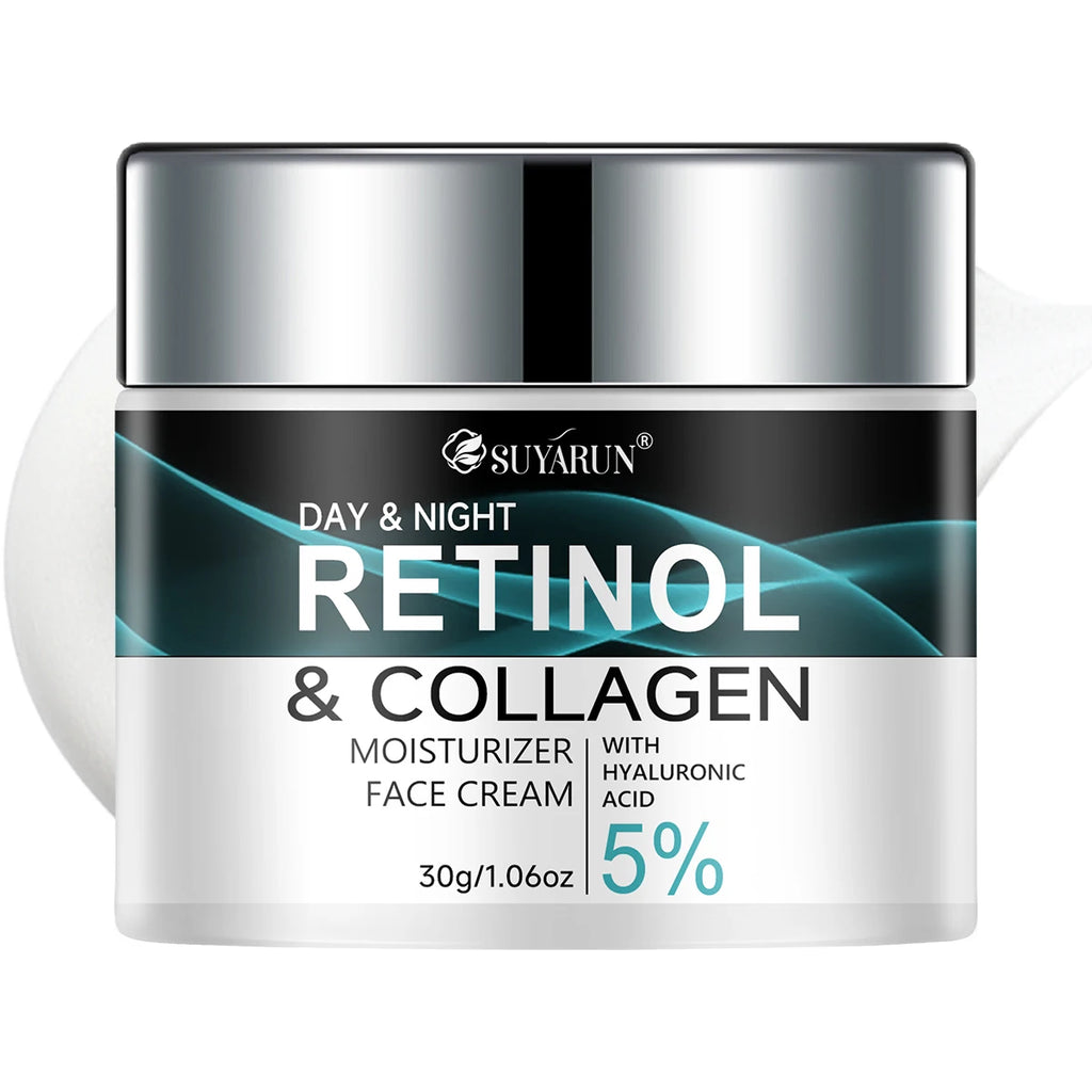 SUYARUN Retinol & Collagen Face Cream – Firming Moisturizer Anti-Aging Face Cream Oasis Select 30g