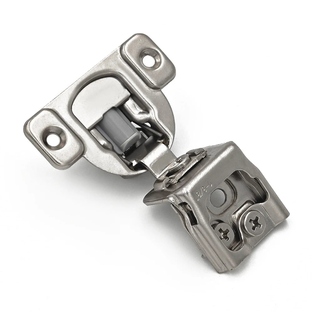 Three-dimensional Adjustable Hinge Short Arm Hinge Silent 1/2 Inch American Hinge Cabinet Door Panel Buffer Damping W/Screws Oasis Select