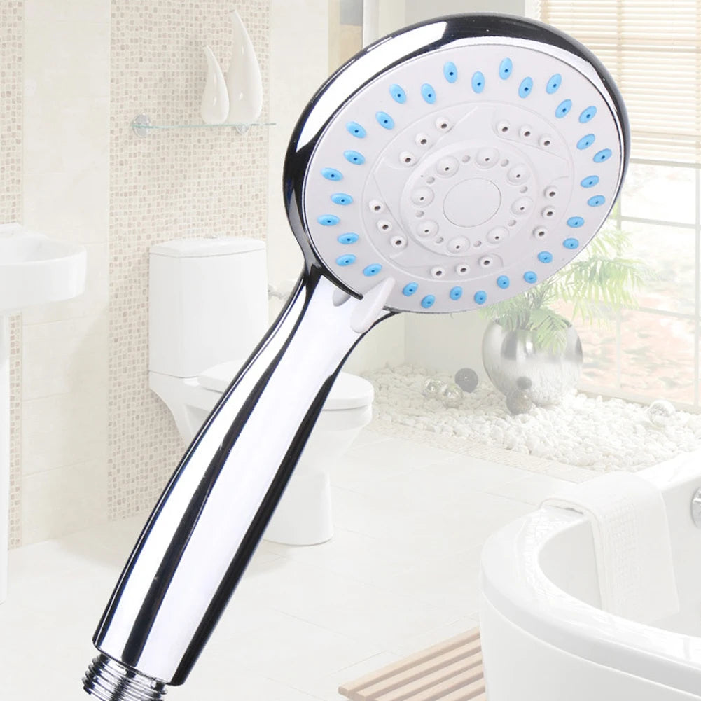 Handset Shower Head Large Mode Shower 20cm Bath Handset Heads Head High Pressure Silver Standard Shower 0°- 90°
