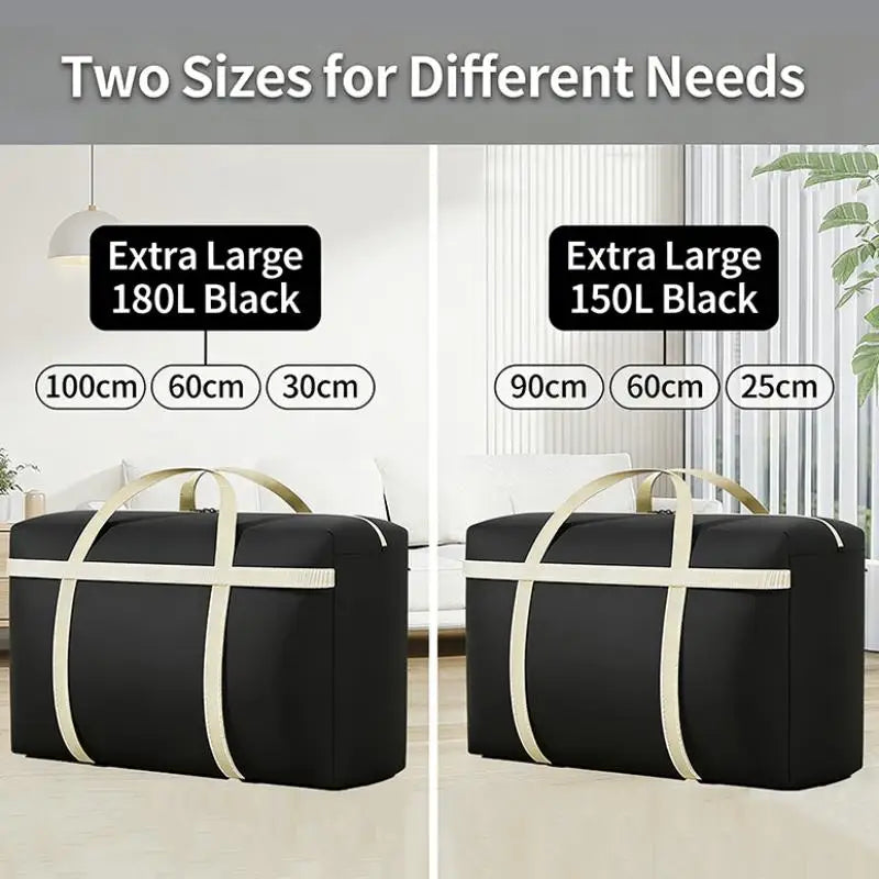 Extra Large Moving Packing Bags Household Quilt Storage Bags Clothes Organizer Luggage Bag Waterproof Moisture Proof Oasis Select