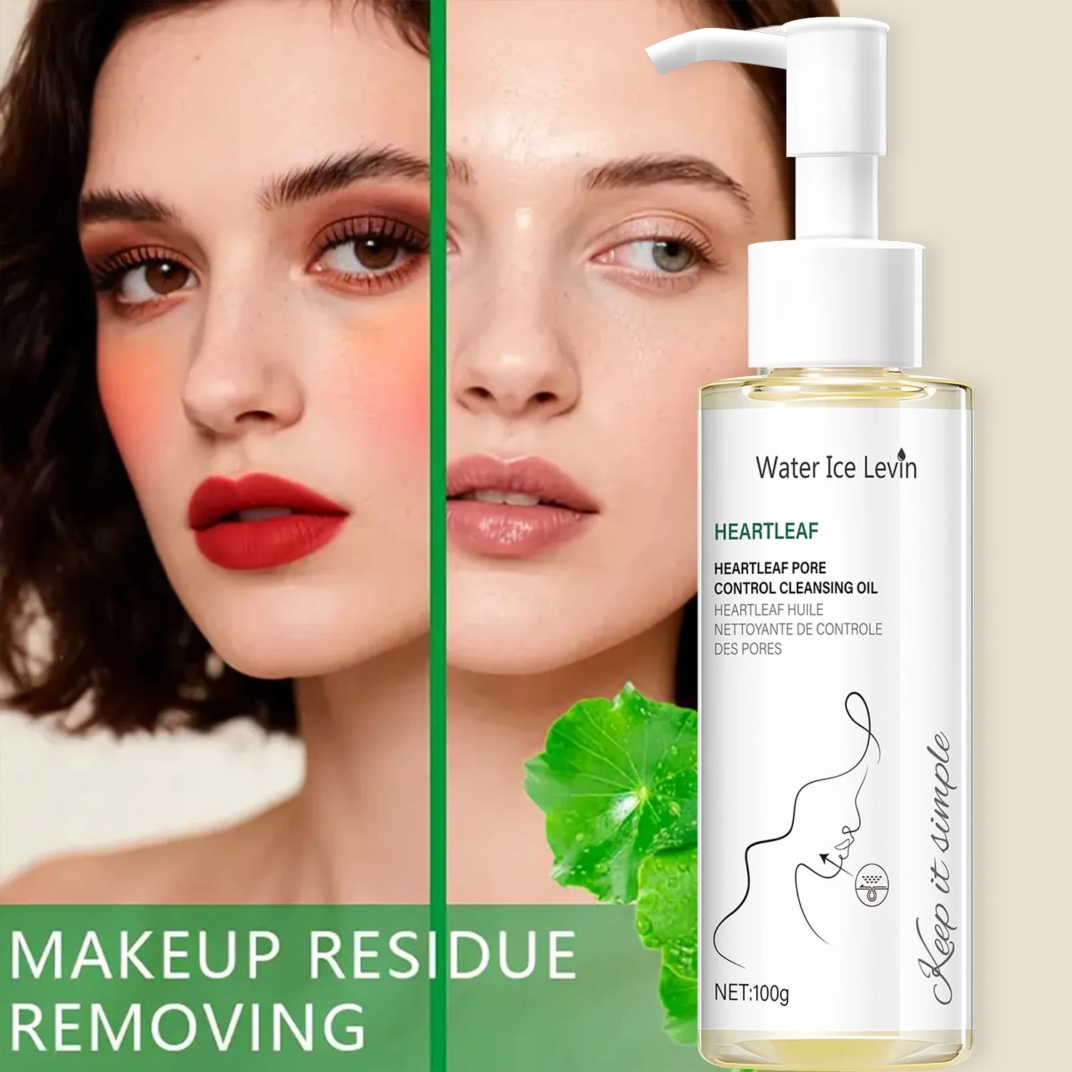 Heartleaf Pore Control Cleansing Oil with Niacinamide – 100g Facial Cleansing Oil Oasis Select