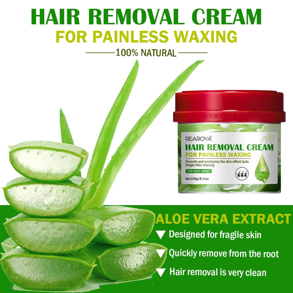 REAROYA Hair Removal Cream – Painless Epilator for Body & Intimate Hair Removal Cream Oasis Select