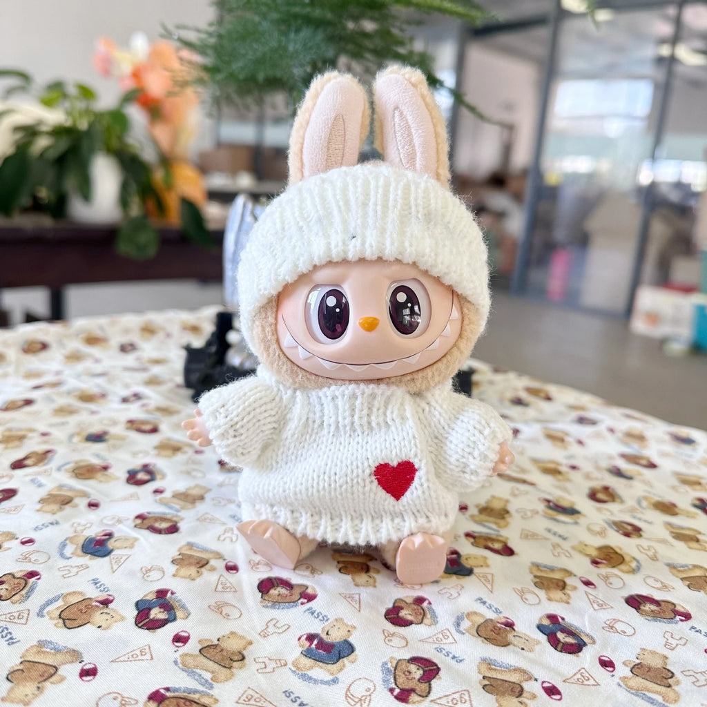For 17cm Labubu Plush Clothing Doll Exquisite Skirt- Adorable Retro Skirt Set for DIY Clothes Accessories Gift Oasis Select