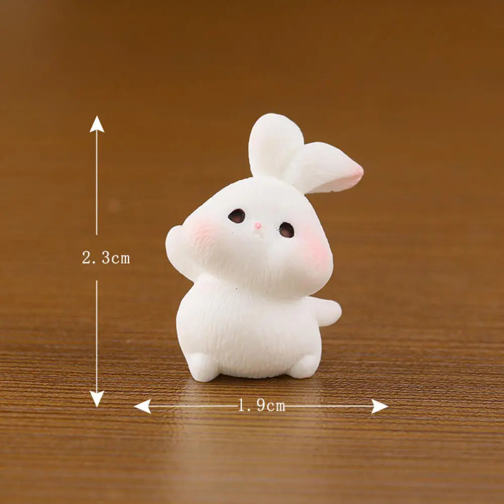 Naughty Resin Small Cat Figurine Mini Cartoon Kitten Ornaments 3D Cat Desktop Decoration Creative Car Mounted Figurines Oasis Select running