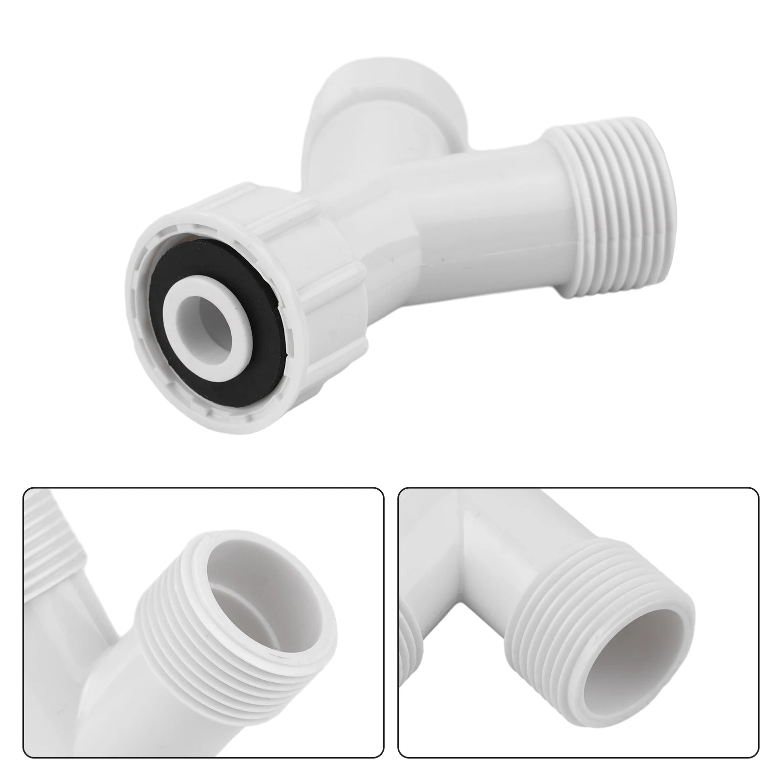Dishwasher Washing Machine Y Tee Connector Adapter Double Inlet Junction Split Pipe Connection Three-Way Adapter Oasis Select