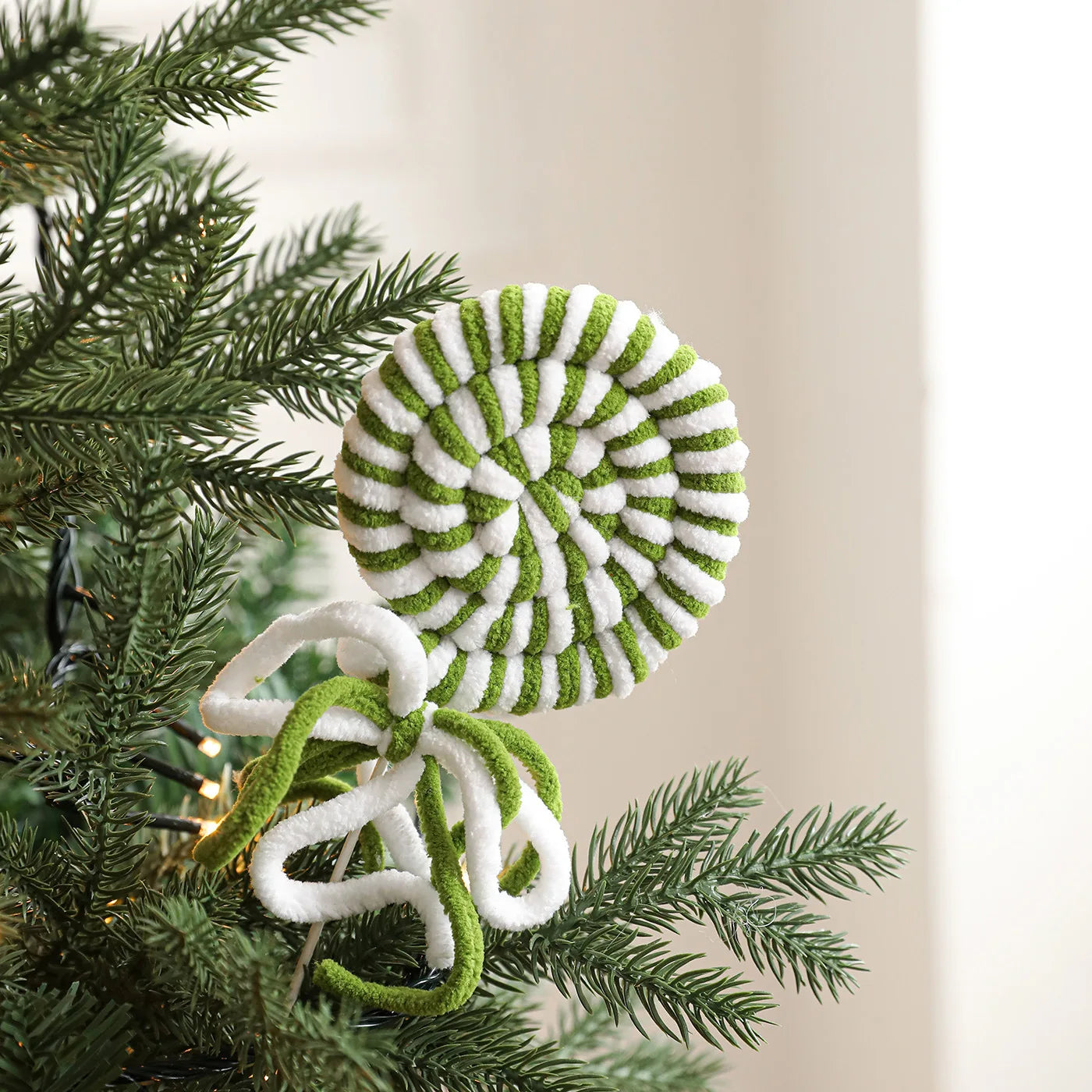 Plush Candy Lollipop Christmas Tree Ornament | Holiday Décor