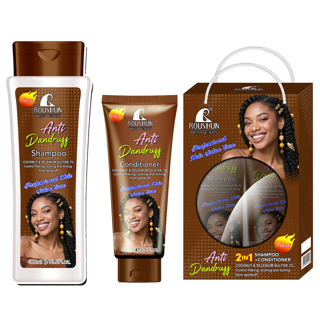 ROUSHUN Coconut Shampoo & Conditioner Set – Nourishing Hair