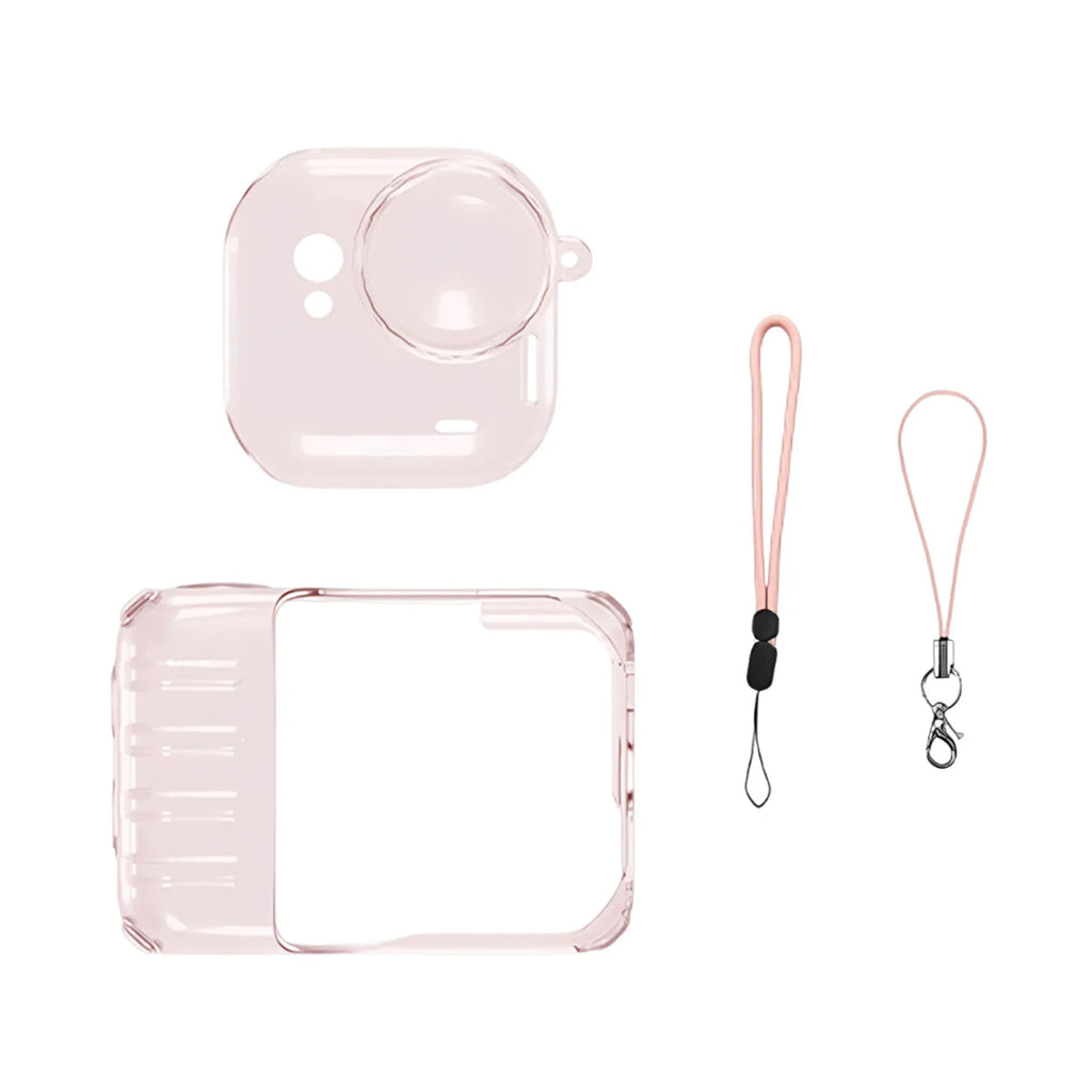 TPU Transparent Cover Lens Cap Lanyard Dustproof Protection Oasis Select