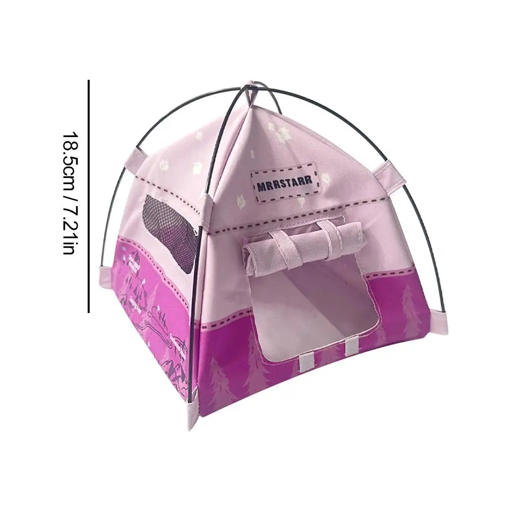 1Set Camping Small Tent Model 1:12 Scale Decorative Miniature Scene Accessories Photography Props Toy Gift Oasis Select