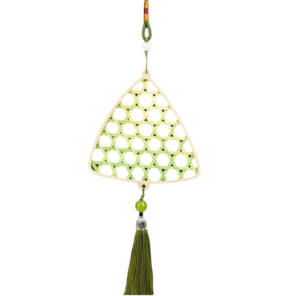 Handmade Bamboo Pendant Material Kit Cat Butterfly Zongzi Dragon Boat Festival DIY Kit Handicraft Tassel Hanging Ornaments Oasis Select Zongzi