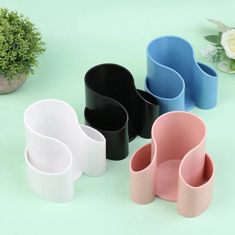 2-in-1 Dental Floss & Cotton Storage Box Countertop Organizer Bathroom Storage Organizer Oasis Select