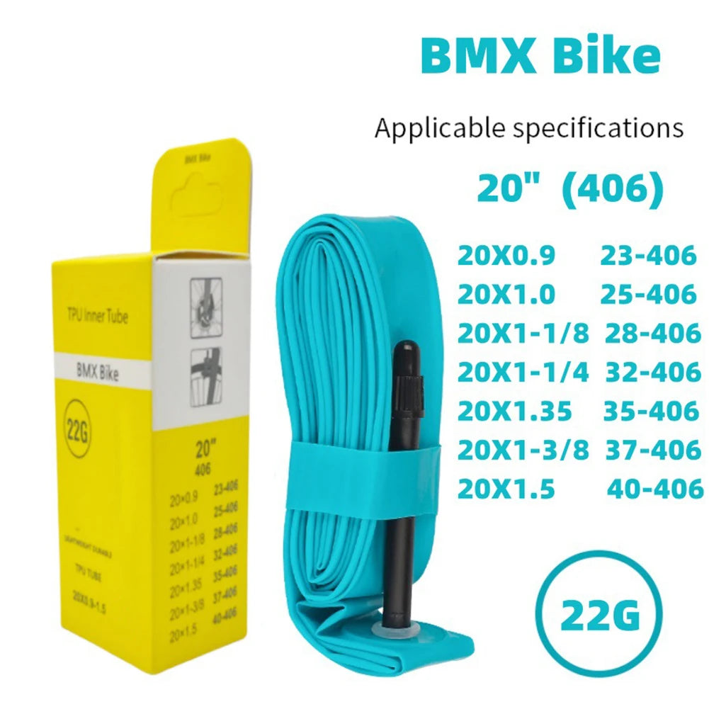 Improved Handling For Bike Maintenance Ultralight Inner Tube 20×1.75-2.5 Inner Tube Compact When Folded No Air Leakage Oasis Select 20X0.9-1.5(406)45MM