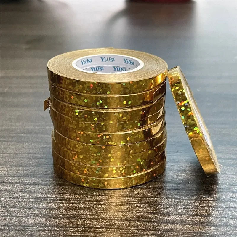 10Meter/Rolls 5mm Balloon Ribbon Party Birthday Wedding Accessorie Laser Balloon Chain Satin Ribbons Crafts DIY Party Supplies Oasis Select A-1 roll 10M