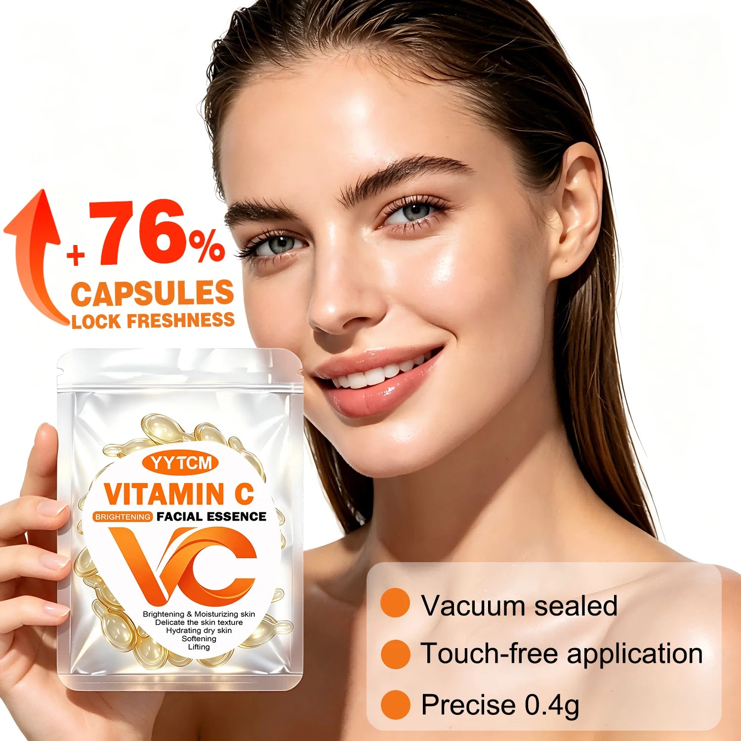 Vitamin C Face Serum Capsules – Brightening, Firming & Hydrating Vitamin C Face Serum Oasis Select