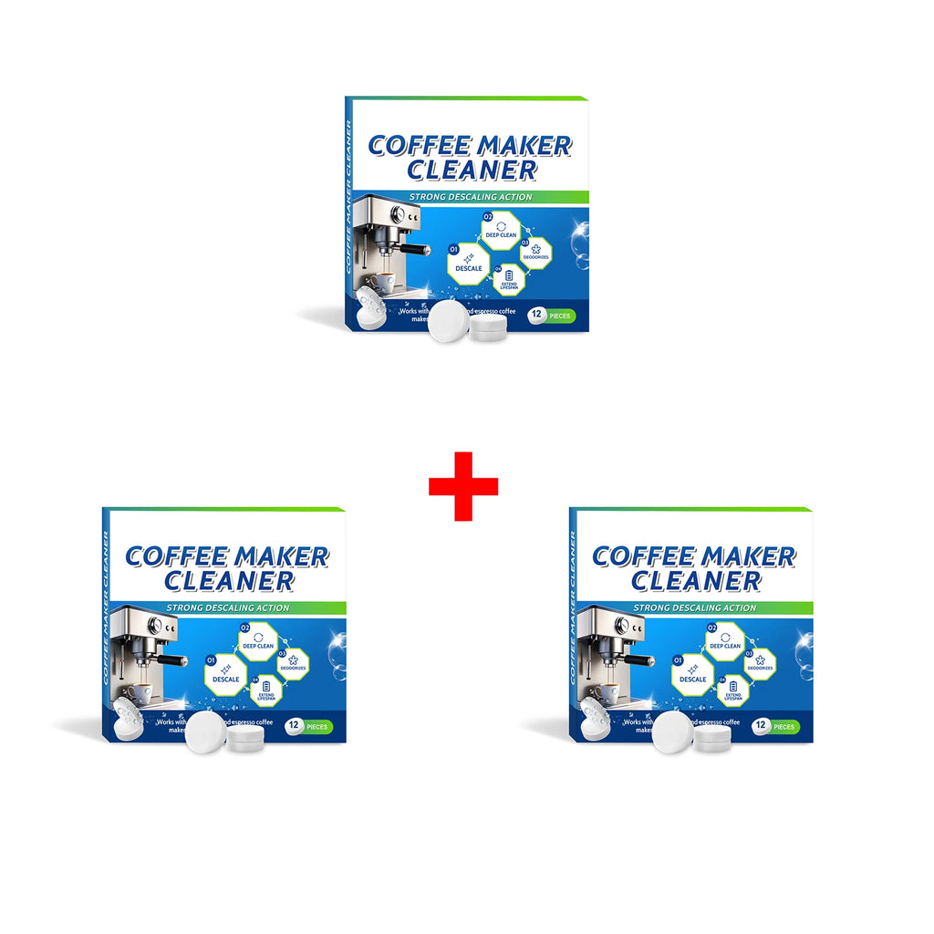 Coffee Machine Cleaner Gentle Cleaning Coffee Machine Remove Pipe Grease,Scale and Residue Coffee Machine Cleaning Tablets 12PCS Oasis Select 3 X 12pcs boxed