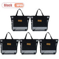 1-5PCS Large Mesh Beach Tote Bag for Swimming Pool Travel Portable Handy Storage Pouch for Wet Clothes Toiletries Towel Oasis Select Black-5PCS