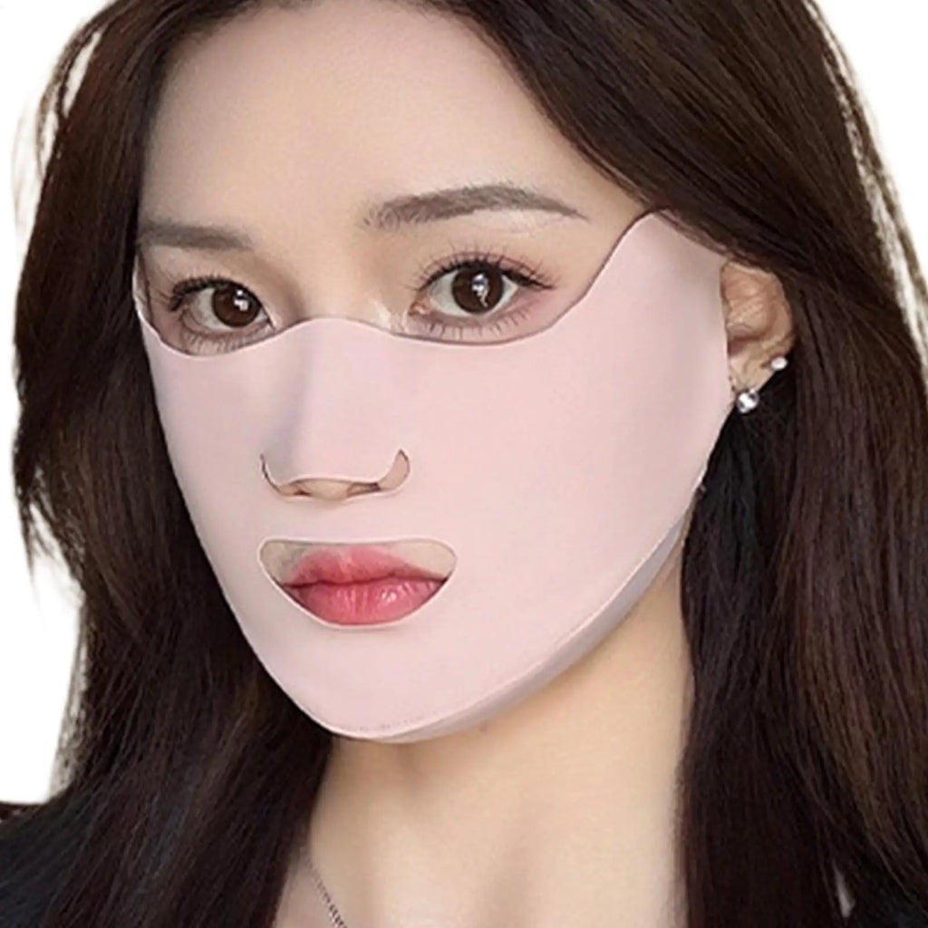 Sun Protection Face Cover Breathable Ice Silk Mask Anti-UV Traceless Sunscreen Mask Riding Face Mask Outdoor Sports Face Cover Oasis Select