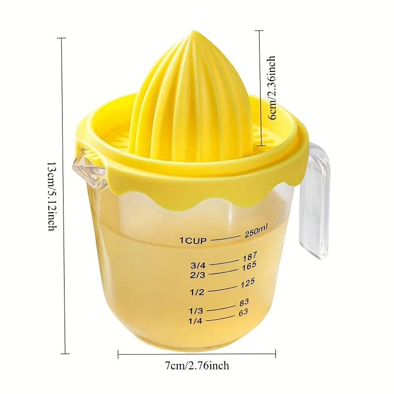 Manual Juicer, Fruit Hand Squeeze Juicer for Fruits Such As Lemons/citrus, Small Portable Juicer for Home Kitchen Trips Oasis Select