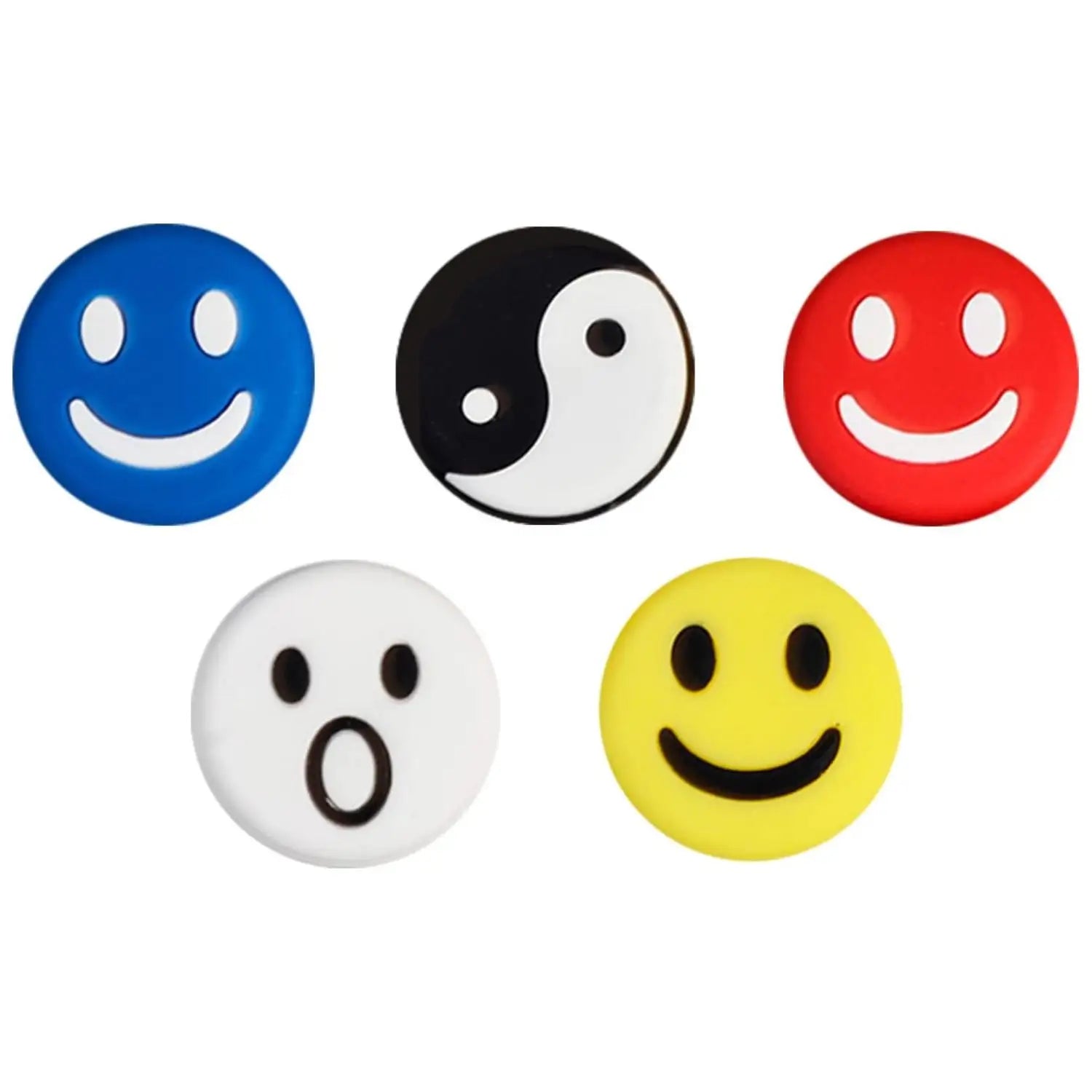 Tennis Racket Vibration Dampeners, Tennis Racket Shock Absorber, Colorful Tennis Accessories (5 pcs) Oasis Select
