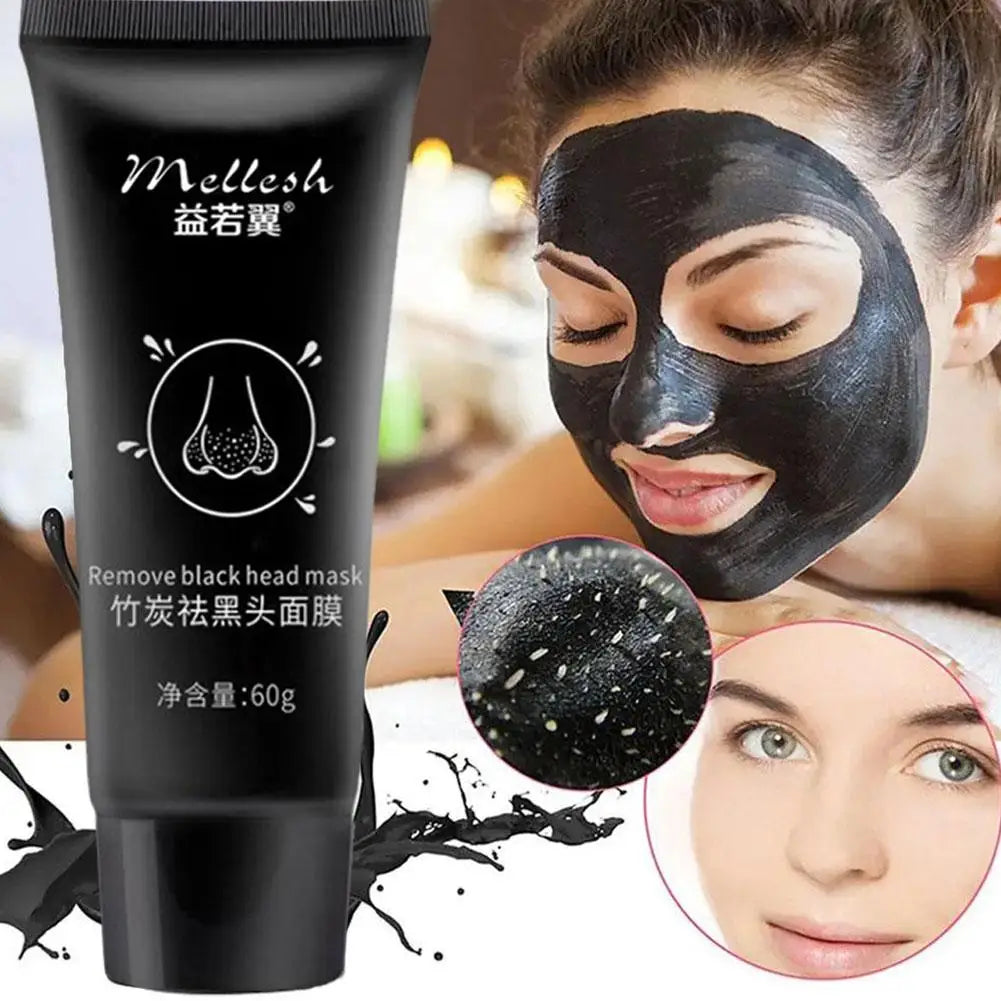 Bamboo Charcoal Facial Mask Blackhead Removing Facial Mask 60g Dirt Removing Cleaning Pore Layer Cleaning Skin Care Facial Mask Oasis Select