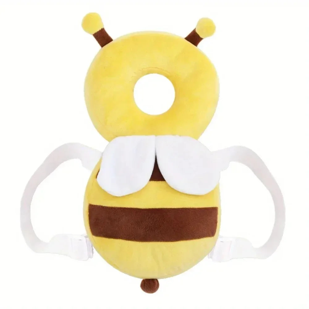 Head Back Protector Baby Protect Pillow Learn Walk Head Protector Cushion Anti Fall Backward Cap Carry Cartoon Kids Safe Bibi Oasis Select Little Bee