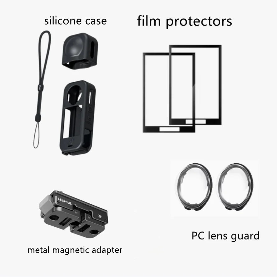 Insta360 X4 Air Protective Case, Lens Cap & Cage Kit