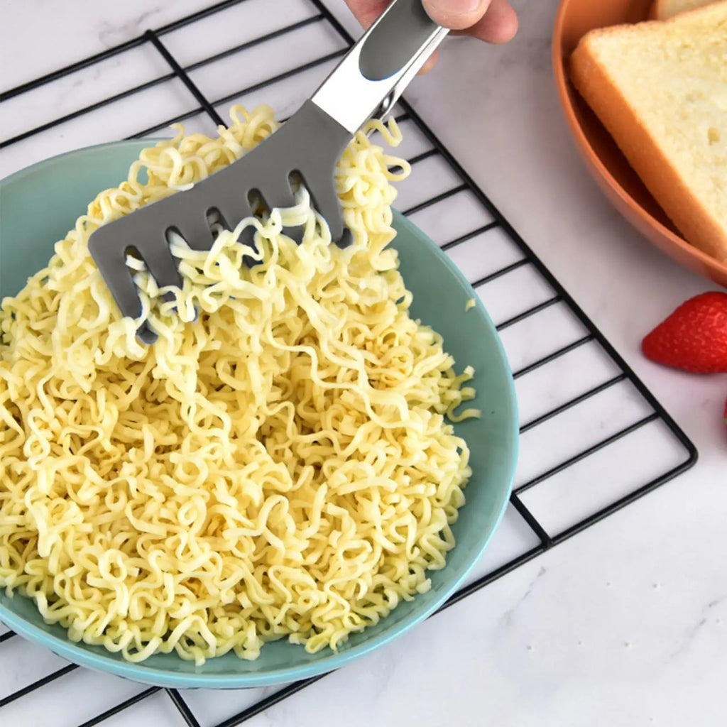 Pasta Tongs Silicone Tipped Tongs for Serving Food Pasta Server Non Slip Handle Spaghetti Server Cooking Tongs for Kitchen Oasis Select