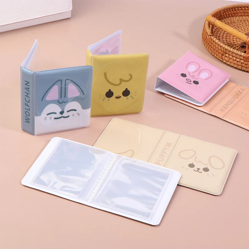 Cartoon Animals 3 Inch Album Star Photo Small Card Storage Album Cute Idol Picture Postcard Kpop Card Binder Card Book Oasis Select